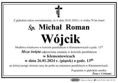 Wójcik Michał Roman