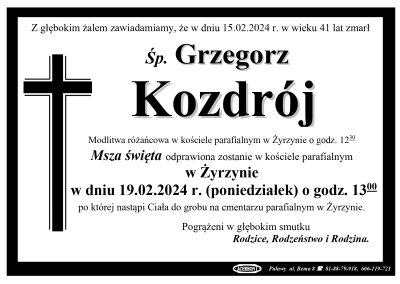 Kozdrój Grzegorz