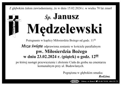 Mędzelewski Janusz