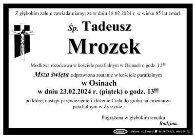 Mrozek Tadeusz
