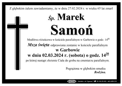 Samoń Marek