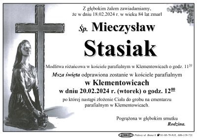 Stasiak Mieczysław