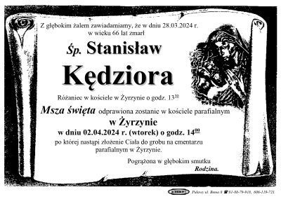 Kędziora Stanisław