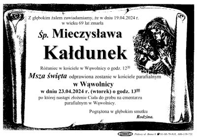 Kałdunek Mieczysława