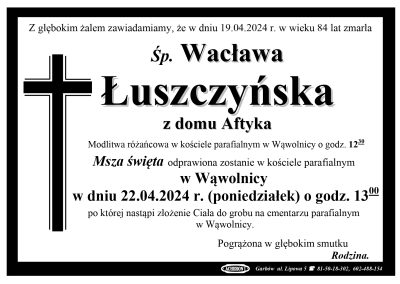Łuszczyńska Wacława