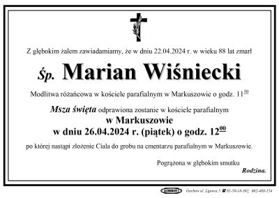 Wiśniecki Marian