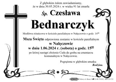 Bednarczyk Czesława