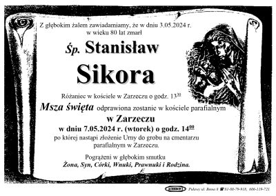 Sikora Stanisław
