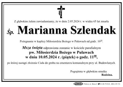 Szlendak Marianna
