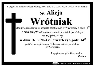 Wrótniak Alicja