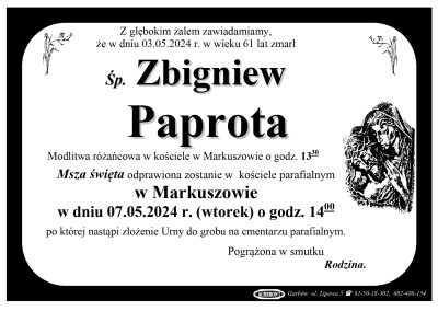 Paprota Zbigniew