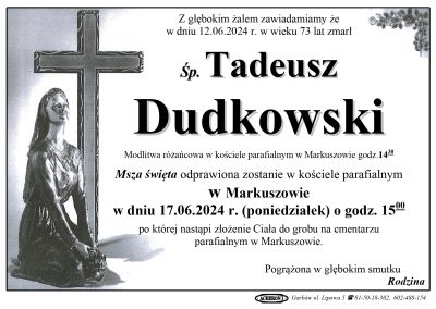 Dudkowski Tadeusz