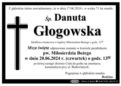 Głogowska Danuta
