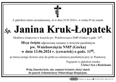 Łopatek Janina
