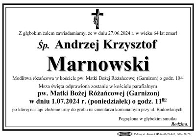 Marnowski Andrzej Krzysztof