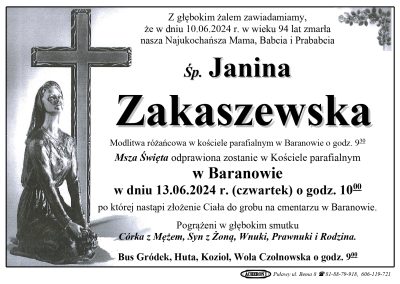 Zakaszewska Janina