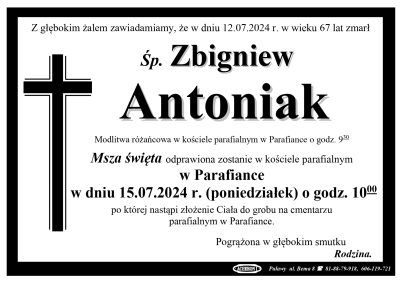 Antoniak Zbigniew