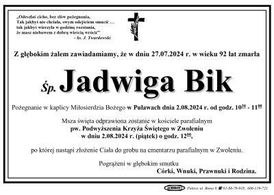 Bik Jadwiga