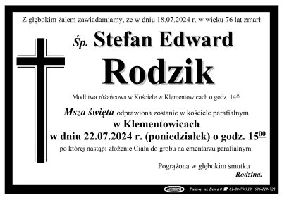 Rodzik Stefan Edward