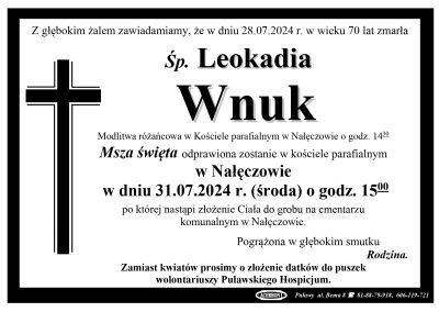 Wnuk Leokadia