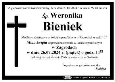 Bieniek Weronika