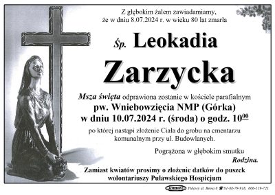 Zarzycka Leokadia
