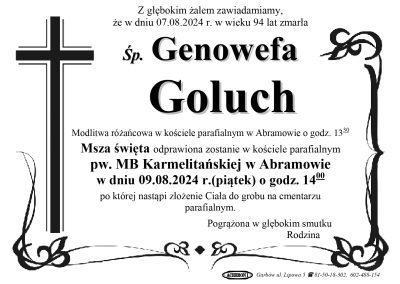 Goluch Genowefa