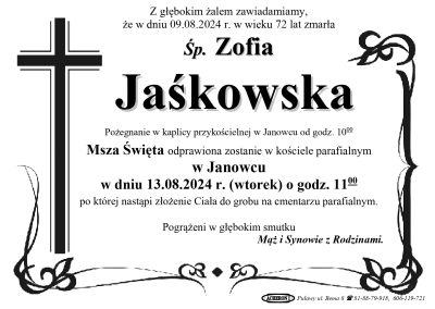 Jaśkowska Zofia