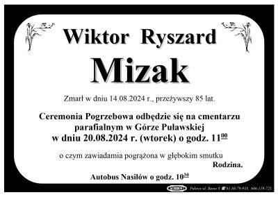 Mizak Wiktor Ryszard