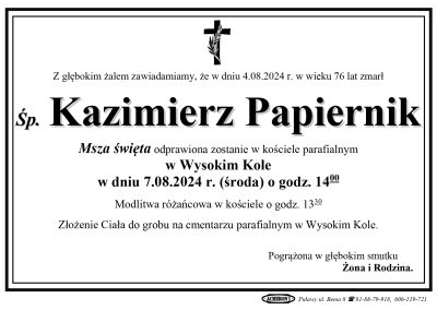 Papiernik Kazimierz