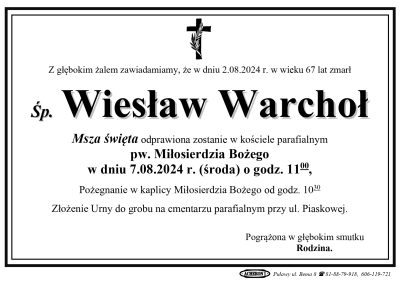 Warchoł Wiesław