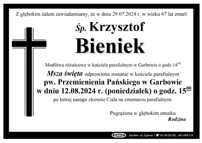 Bieniek Krzysztof