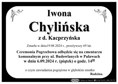 Chylińska Iwona