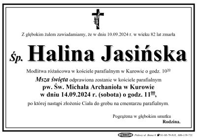 Jasińska Halina