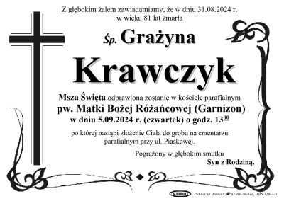 Krawczyk Grażyna