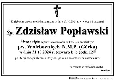 Popławski Zdzisław