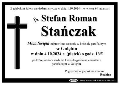 Stańczak Stefan Roman