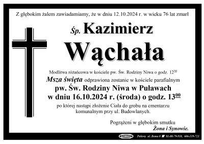 Wąchała Kazimierz