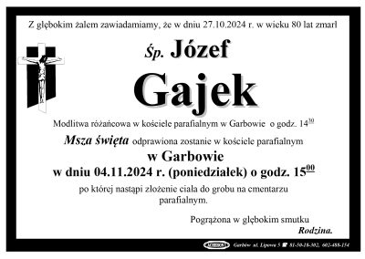 Gajek Józef