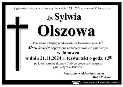 Olszowa Sylwia