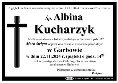 Kucharzyk Albina