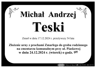 Teski Michał Andrzej