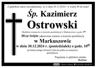 Ostrowski Kazimierz