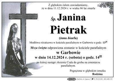 Pietrak Janina