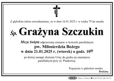 Szczukin Grażyna