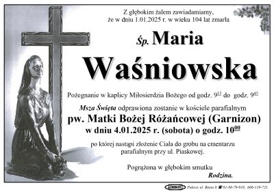 Waśniowska Maria