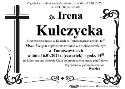 Kulczycka Irena