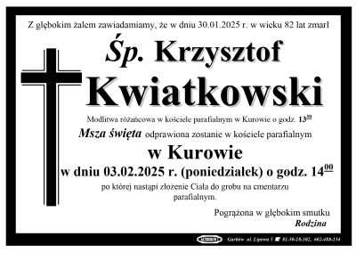 Kwiatkowski Krzysztof
