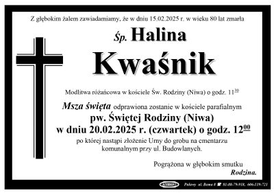 Kwaśnik Halina