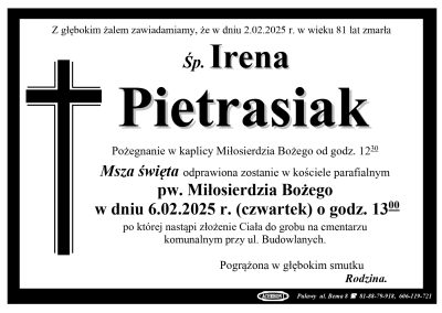 Pietrasiak Irena